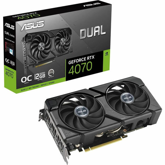 Carte graphique Asus NVIDIA GeForce RTX 4070 - 12 Go GDDR6X DUAL-RTX4070-O12G-EVO