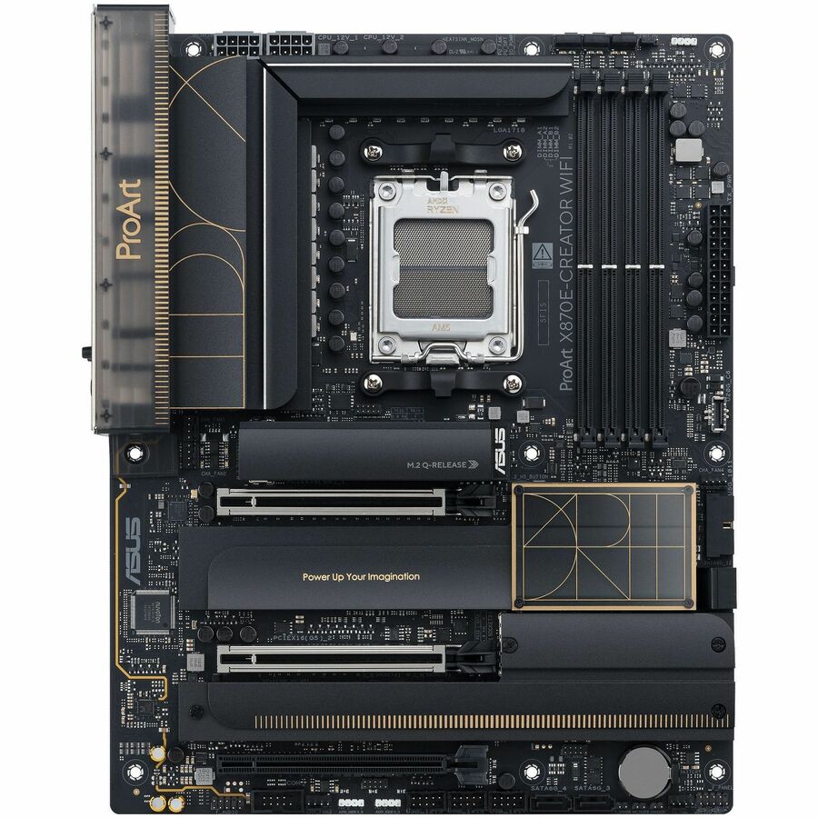 Carte mère de bureau gaming Asus ProArt X870E-CREATOR WIFI - Chipset AMD X870E - Socket AM5 - ATX ProArtX870E-CREATORWIFI