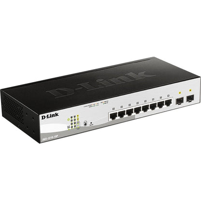 Commutateur Web intelligent Gigabit 10 ports D-Link avec 2 ports SFP Gigabit DGS-1210-10P