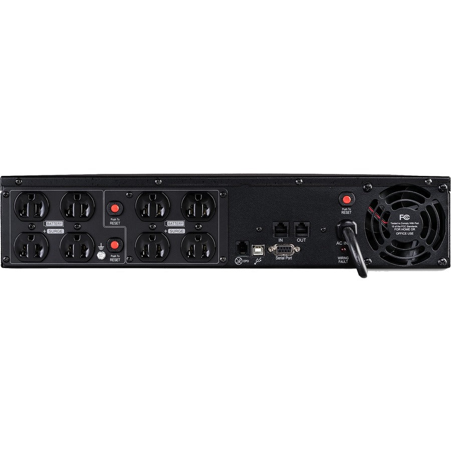 Onduleur PFC Sinewave 1000 VA montable en rack CyberPower OR1000PFCRT2U OR1000PFCRT2U