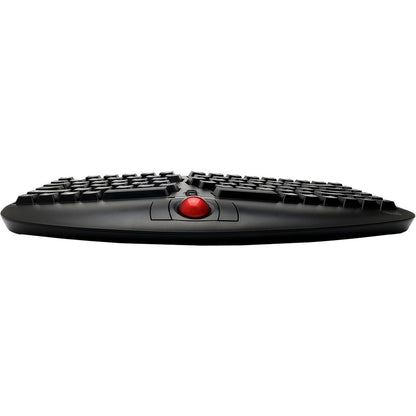 Clavier sans fil ergonomique à boule de commande Adesso Tru-Form Media 3150 - 2,4 GHz WKB-3150UB
