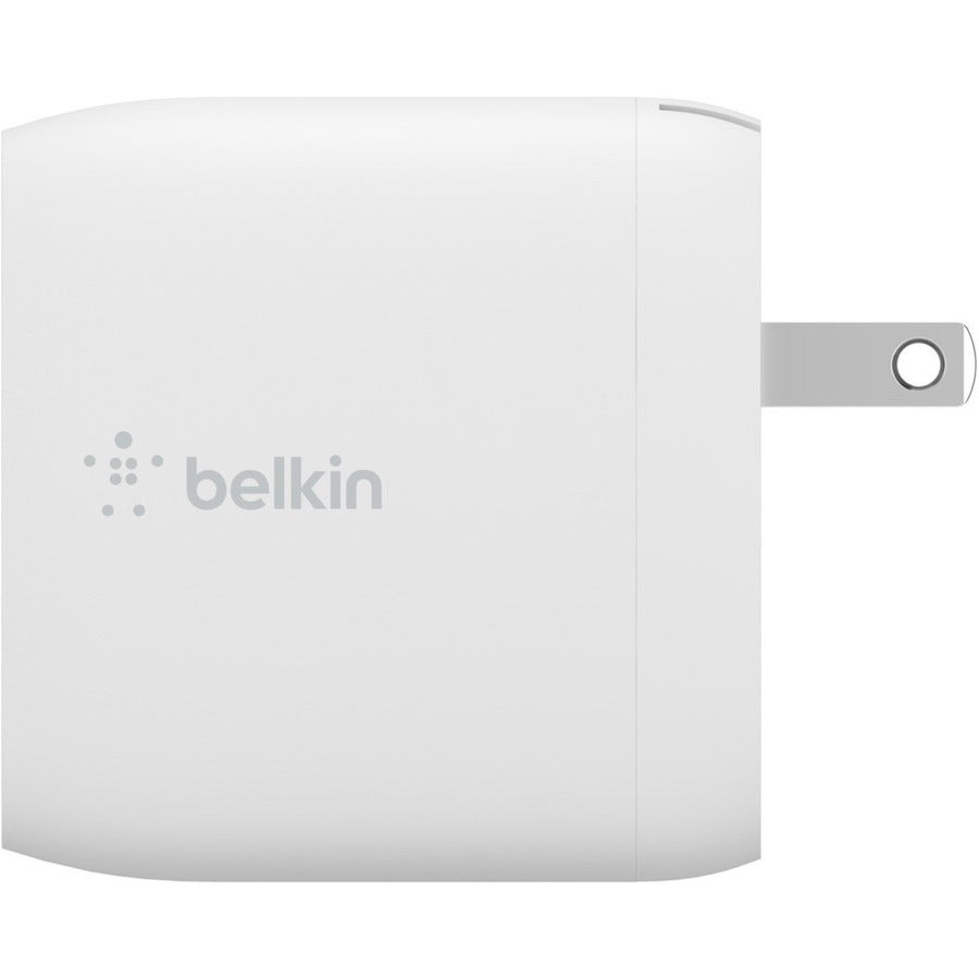 Chargeur mural Belkin BoostCharge Dual USB-A 24 W + câble Lightning vers USB-A - Adaptateur secteur WCD001DQ1MWH