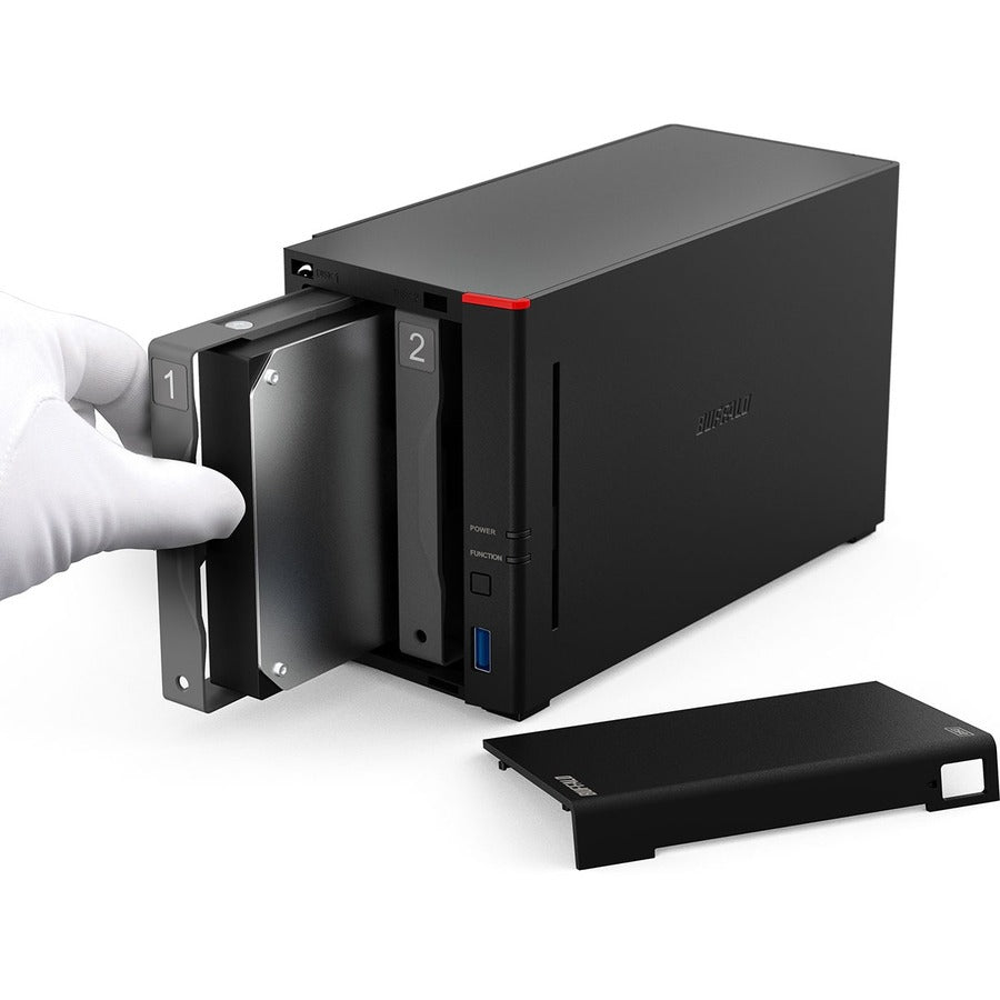 Stockage NAS Cloud personnel à 1 baie 4 To BUFFALO LinkStation 710 Disques durs inclus LS710D0401