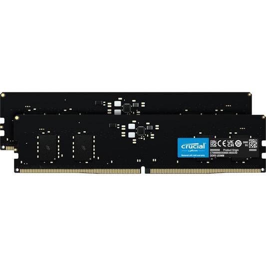 Kit de mémoire DDR5 SDRAM Crucial 16 Go (2 x 8 Go) CT2K8G48C40U5