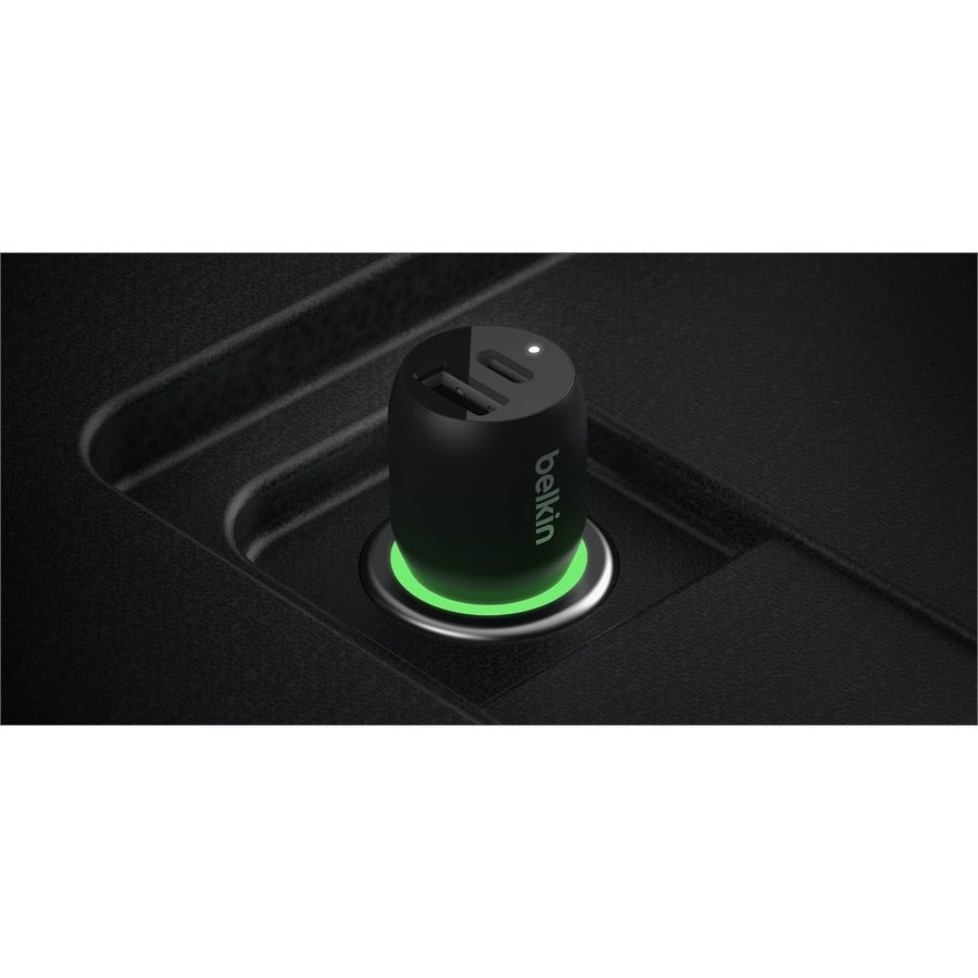 Chargeur de voiture double Belkin BoostCharge avec PPS 37 W CCB004BTBK