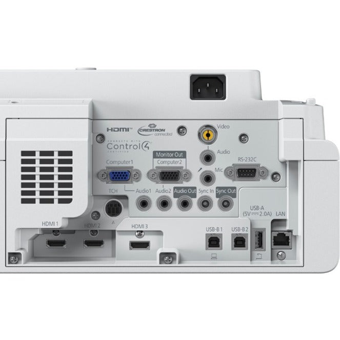 Projecteur 3LCD à focale ultra courte Epson BrightLink 760Wi - 16:10 - Montage mural, sur table V11HA80020