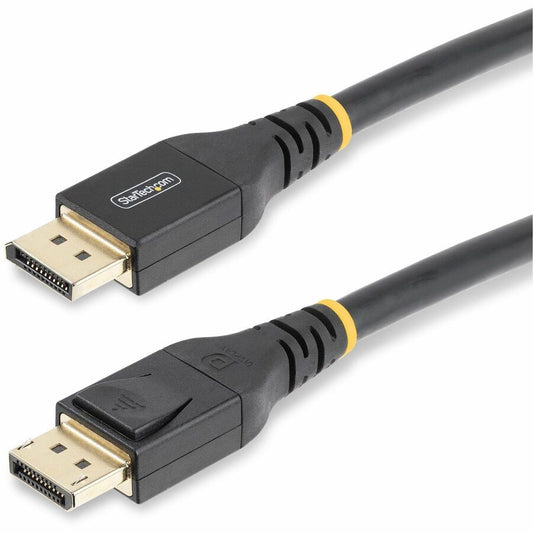 Câble DisplayPort 1.4 actif certifié VESA de 7 m (25 pi) de StarTech.com, DP8K avec HBR3/HDR10/MST/DSC 1.2/HDCP 2.2, 8K 60 Hz, 4K 120 Hz, câble DP 1.4 actif M/M DP14A-7M-DP-CABLE