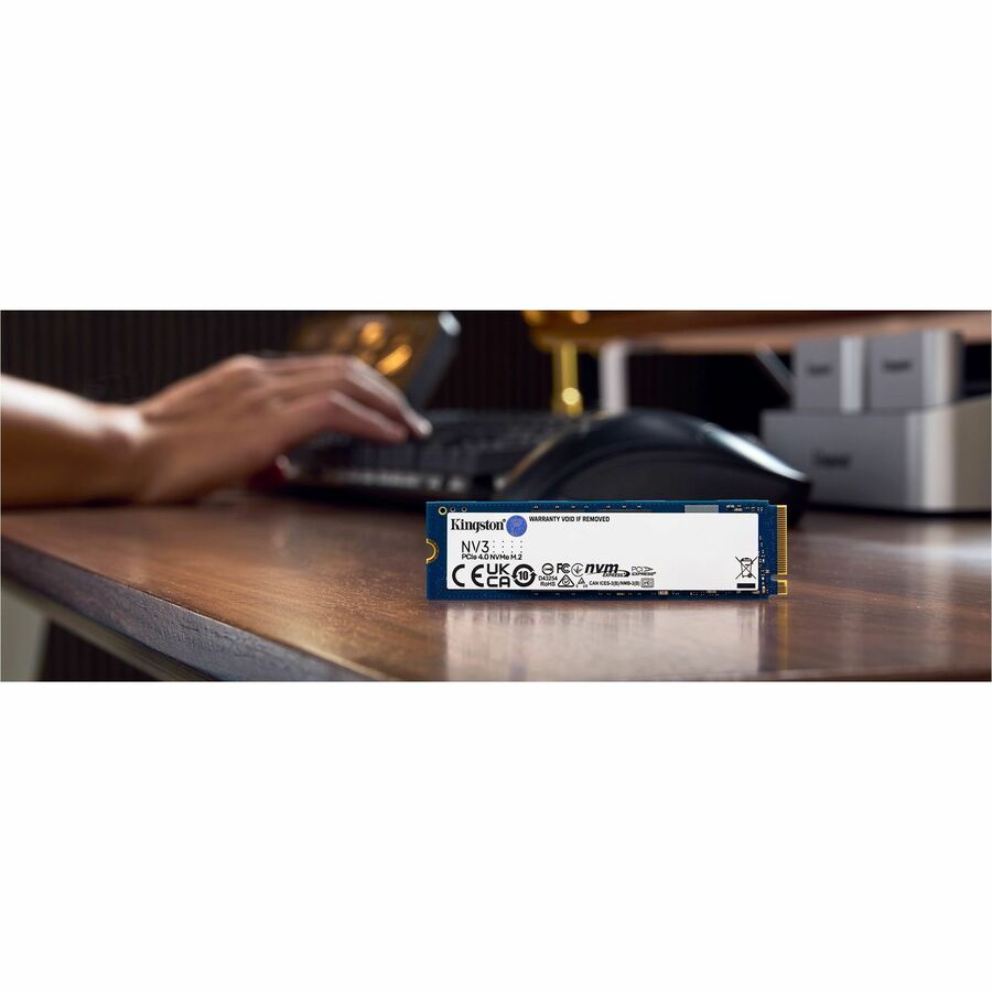 Disque SSD Kingston NV3 4 To - M.2 2280 interne - PCI Express NVMe (PCI Express NVMe 4.0 x4) SNV3S/4000G