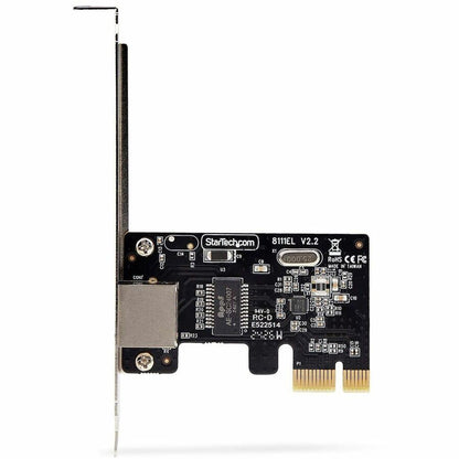 StarTech.com Carte adaptateur réseau PCIe Gigabit 1 port, NIC 10/100/1000 Mbps, Realtek RTL8111H, conforme TAA ST1000SPEX2T