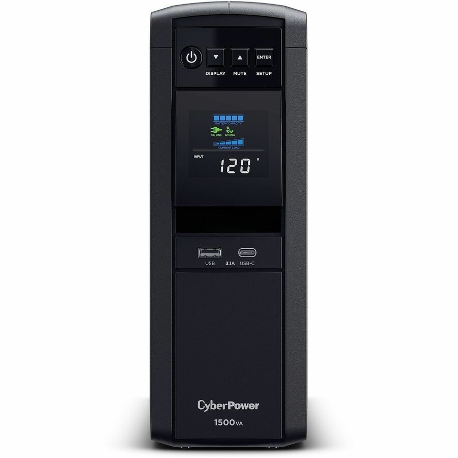 Système d'onduleur CyberPower CyberPower CP1500PFCLCDTAA conforme à la norme TAA CP1500PFCLCDTAA