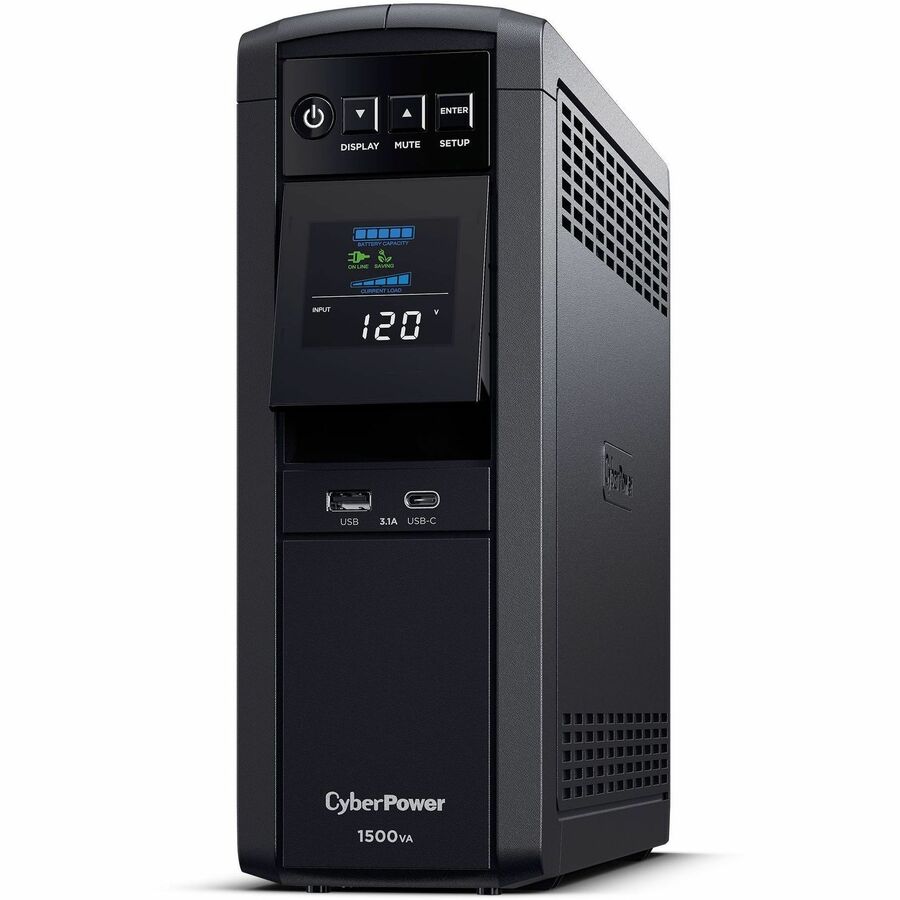 Système d'onduleur CyberPower CyberPower CP1500PFCLCDTAA conforme à la norme TAA CP1500PFCLCDTAA