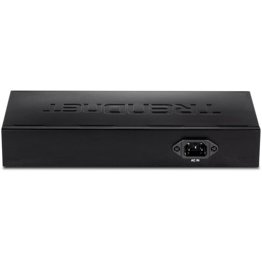 TRENDnet Commutateur de bureau en métal non géré Gigabit GREENnet à 6 ports, commutateur réseau Ethernet, 16 ports RJ-45 10-100-1000, capacité de transfert de 32 Gbit/s, protection à vie, noir, TEG-S16DG TEG-S16DG
