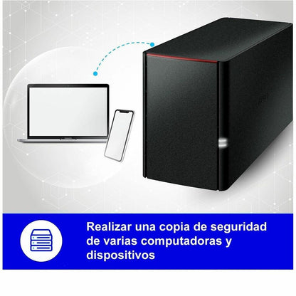 Stockage NAS BUFFALO LinkStation 220 4 To à 2 baies avec disques durs inclus LS220D0402