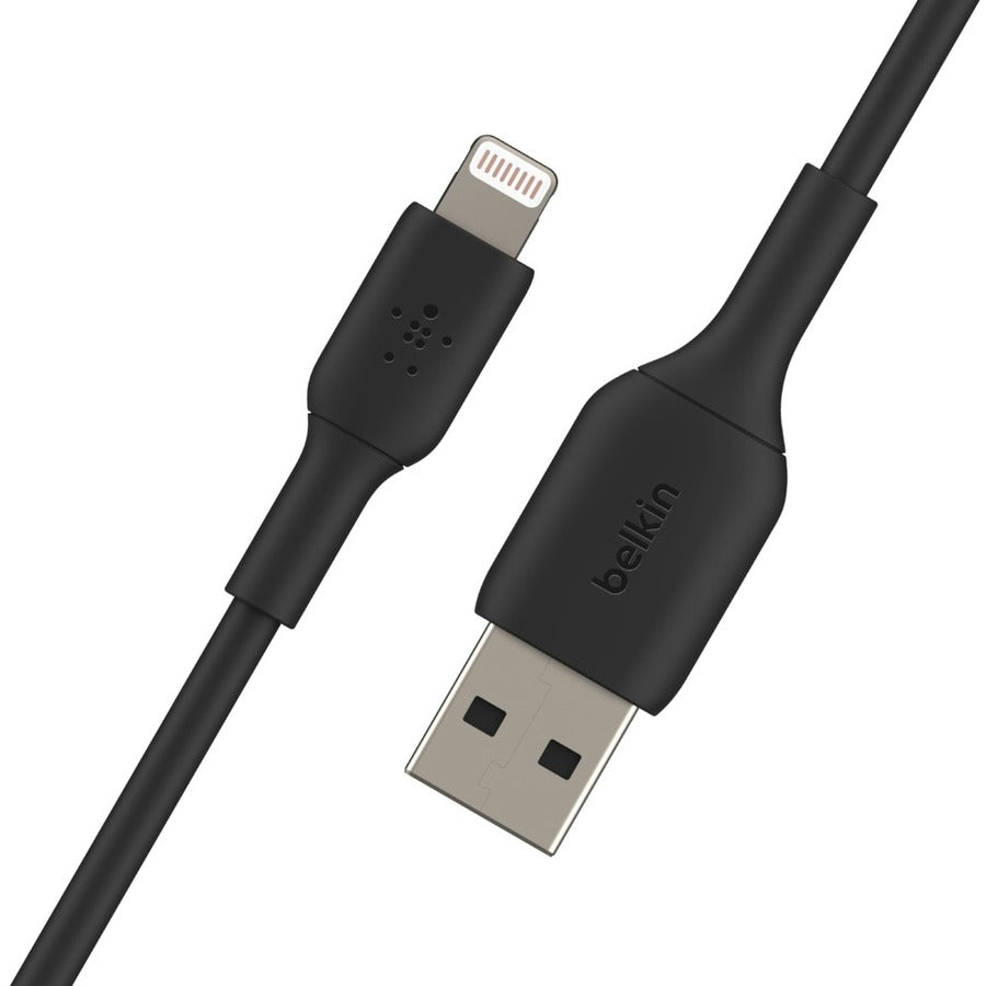 Câble Belkin BoostCharge Lightning vers USB-A (2 mètres / 6,6 pieds, noir) CAA001BT2MBK