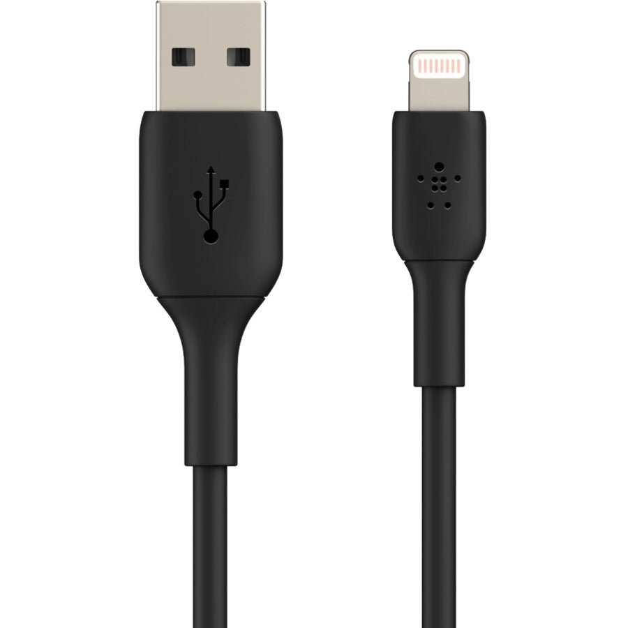 Câble Belkin BoostCharge Lightning vers USB-A (2 mètres / 6,6 pieds, noir) CAA001BT2MBK