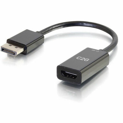 Convertisseur adaptateur passif C2G DisplayPort mâle vers HDMI femelle 8 pouces - 4K 30 Hz 54431