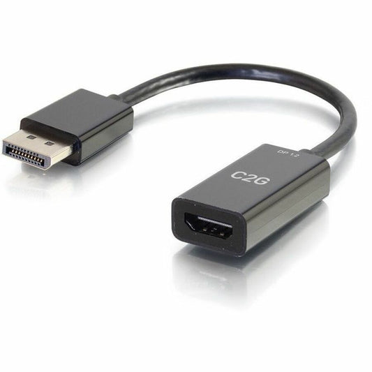 Convertisseur adaptateur passif C2G DisplayPort mâle vers HDMI femelle 8 pouces - 4K 30 Hz 54431