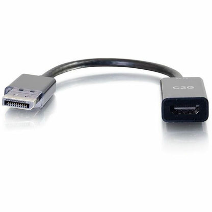 Convertisseur adaptateur passif C2G DisplayPort mâle vers HDMI femelle 8 pouces - 4K 30 Hz 54431