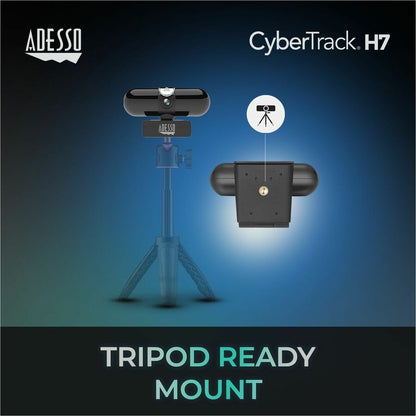 Adesso CyberTrack CyberTrack H7 Webcam - 4 Megapixel - 30 fps - USB 2.0 - TAA Compliant CYBERTRACK H7