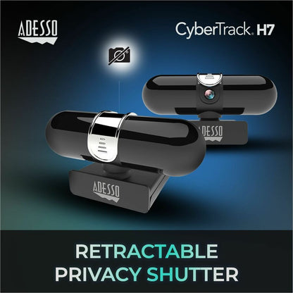 Adesso CyberTrack CyberTrack H7 Webcam - 4 Megapixel - 30 fps - USB 2.0 - TAA Compliant CYBERTRACK H7