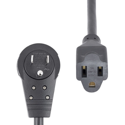 StarTech.com 3ft Power Extension Cord, Rotating Flat Plug Extension Cord, NEMA 5-15P to NEMA 5-15R Cable, 16 AWG, 125V/15A RTPAC1013