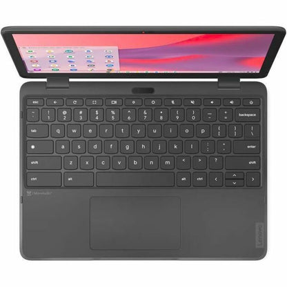 Lenovo 500e Yoga Chromebook Gen 4 82W4000AUS Chromebook convertible 2 en 1 à écran tactile 12,2" - WUXGA - Intel N100 - 4 Go - Mémoire flash 32 Go - Clavier anglais - Gris graphite 82W4000AUS
