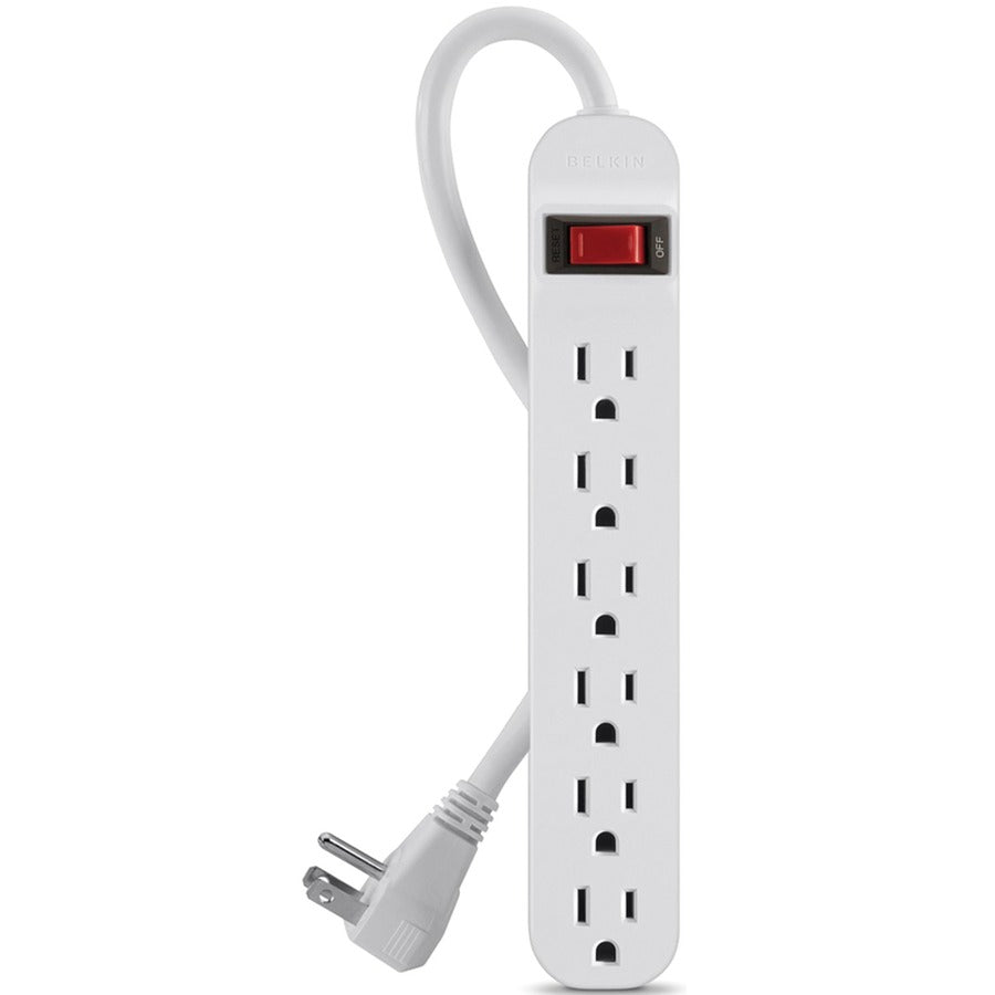 Multiprise Belkin à 6 prises - Cordon de 1,5 m - Blanc F9P609-05R-DP