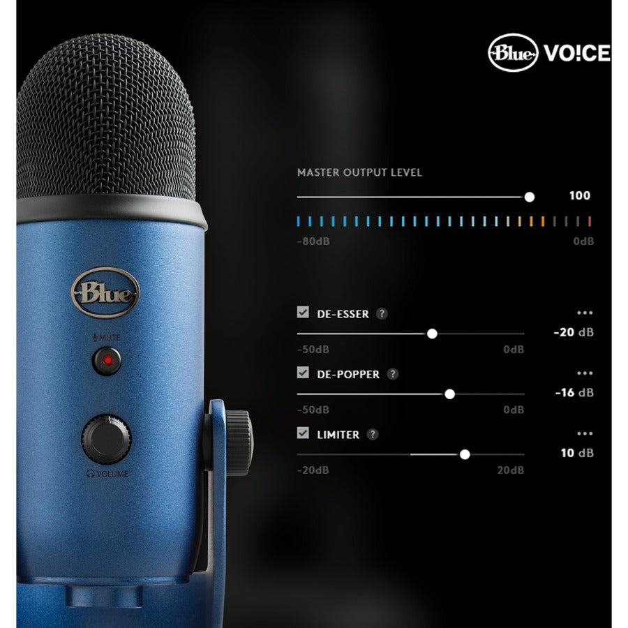 Microphone à condensateur filaire Blue Yeti 988-000101