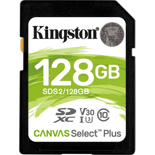Kingston Canvas Select Plus SDS2 128 Go Classe 10/UHS-I (U3) SDXC - 1 paquet SDS2/128 Go