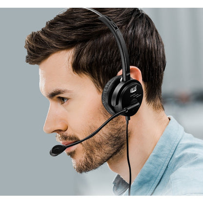 Casque d'écoute USB mono-auriculaire Adesso avec microphone réglable XTREAM P1