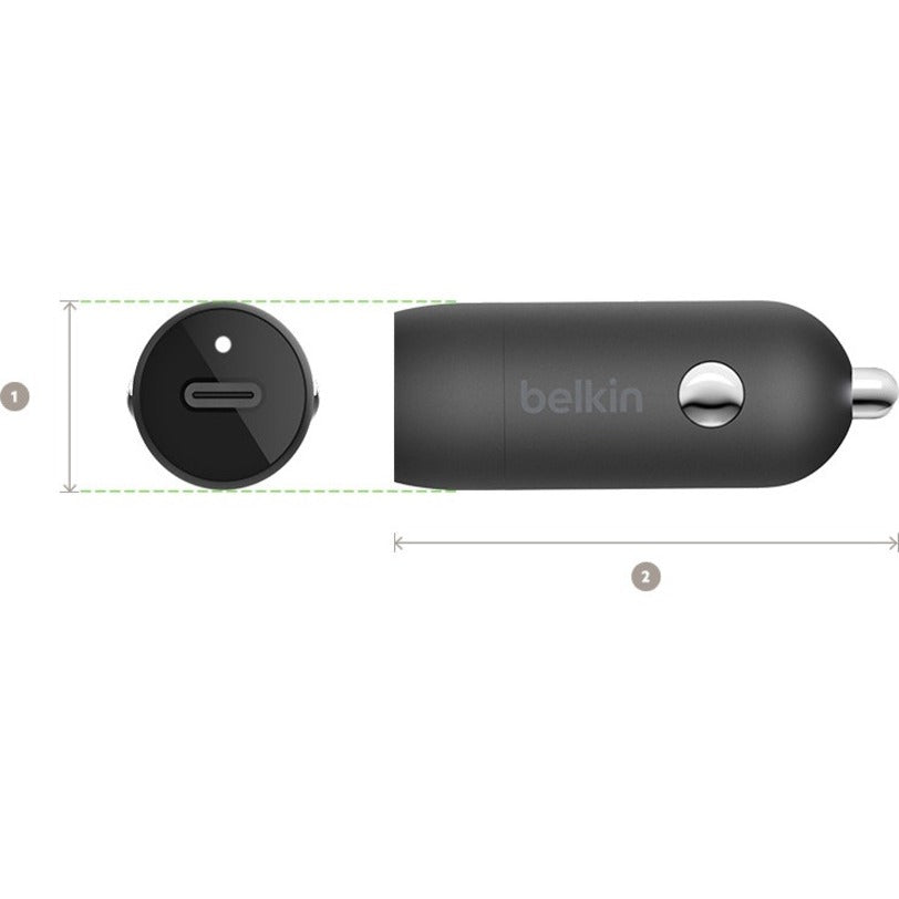 Chargeur de voiture Belkin BOOST↑CHARGE 20 W USB-C PD CCA003BTBK