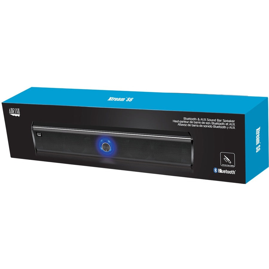 Barre de son portable Bluetooth Adesso Xtream S6 2.0 - 20 W RMS - Noir XTREAM S6