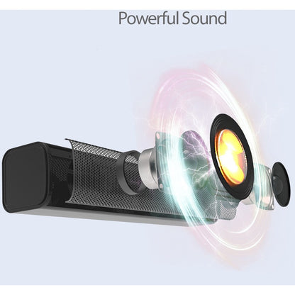 Barre de son portable Bluetooth Adesso Xtream S6 2.0 - 20 W RMS - Noir XTREAM S6