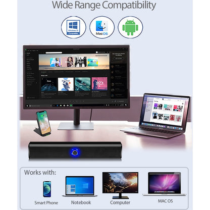 Barre de son portable Bluetooth Adesso Xtream S6 2.0 - 20 W RMS - Noir XTREAM S6