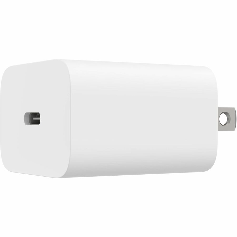 Chargeur mural USB-C portable Belkin 20 W - 1 x USB-C (20 W) - Charge rapide - Adaptateur secteur - Blanc BBC005-WH