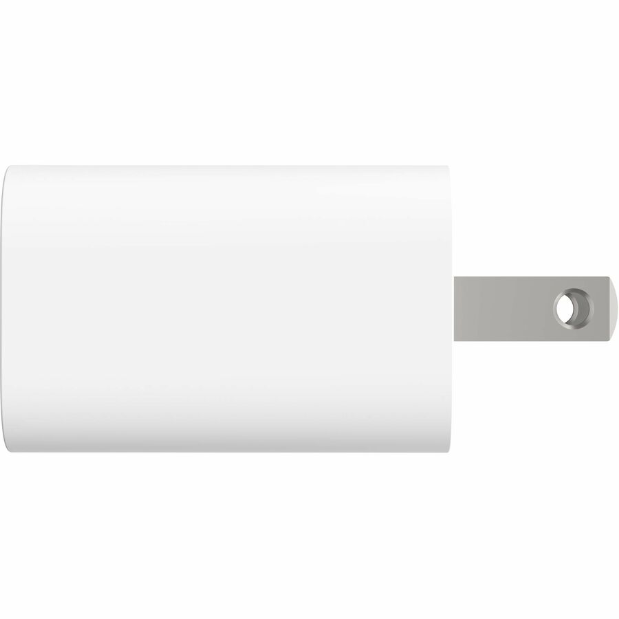 Chargeur mural USB-C portable Belkin 20 W - 1 x USB-C (20 W) - Charge rapide - Adaptateur secteur - Blanc BBC005-WH