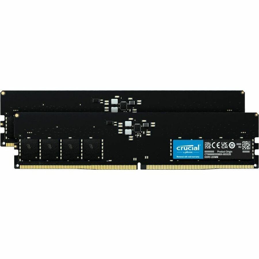 Kit de mémoire DDR5 SDRAM Crucial 64 Go (2 x 32 Go) CT2K32G56C46U5
