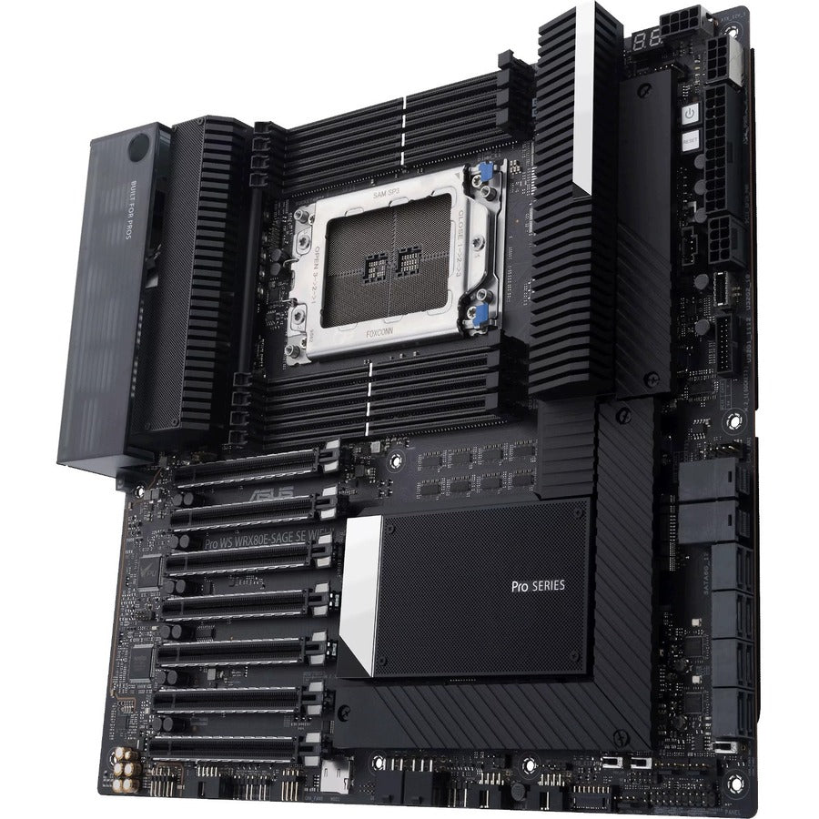 Carte mère de bureau Asus WS WRX80E-SAGE SE WIFI II - Chipset AMD WRX80 - Socket sWRX8 - ATX PRO étendu WS WRX80E-SAGE SE WIFI II