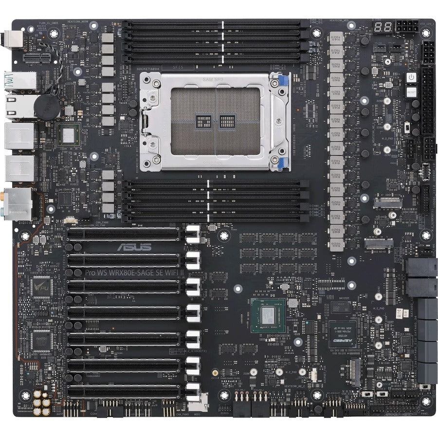 Carte mère de bureau Asus WS WRX80E-SAGE SE WIFI II - Chipset AMD WRX80 - Socket sWRX8 - ATX PRO étendu WS WRX80E-SAGE SE WIFI II