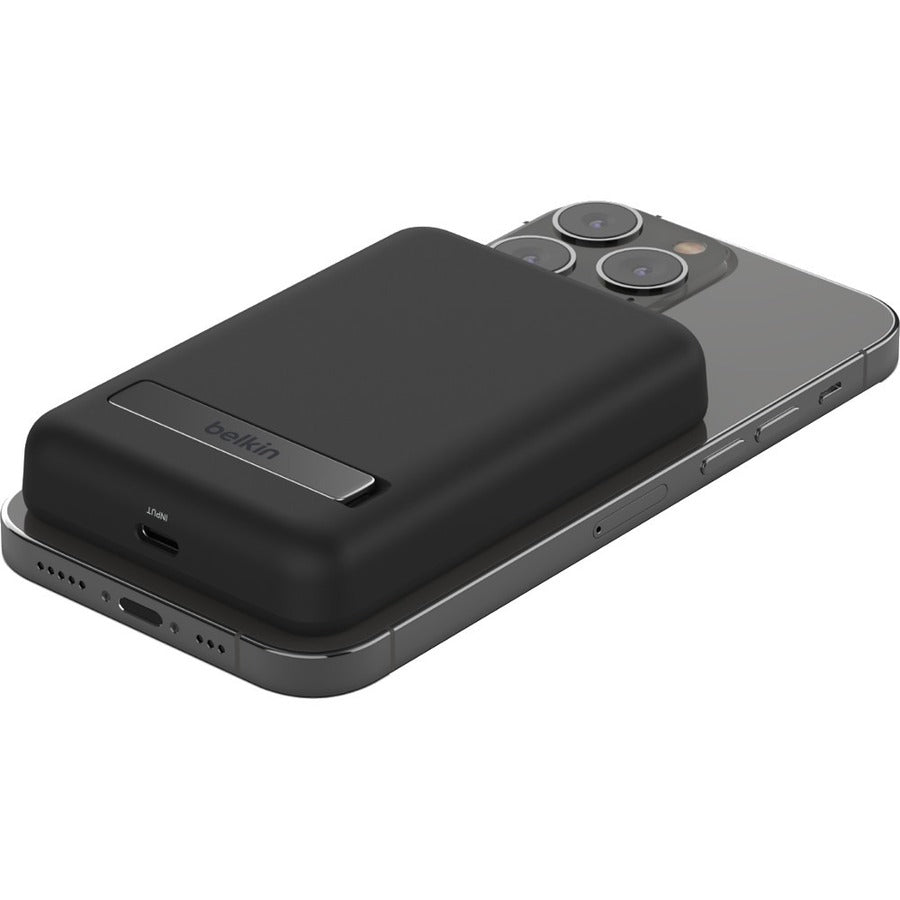 Batterie externe magnétique sans fil Belkin BoostCharge 5K + support BPD004BTBK