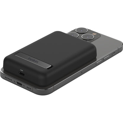 Batterie externe magnétique sans fil Belkin BoostCharge 5K + support BPD004BTBK