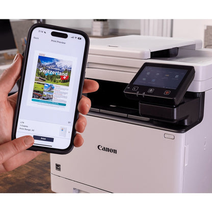 Imprimante multifonction laser sans fil Canon imageCLASS MF753Cdw - Couleur - Blanc 5455C010
