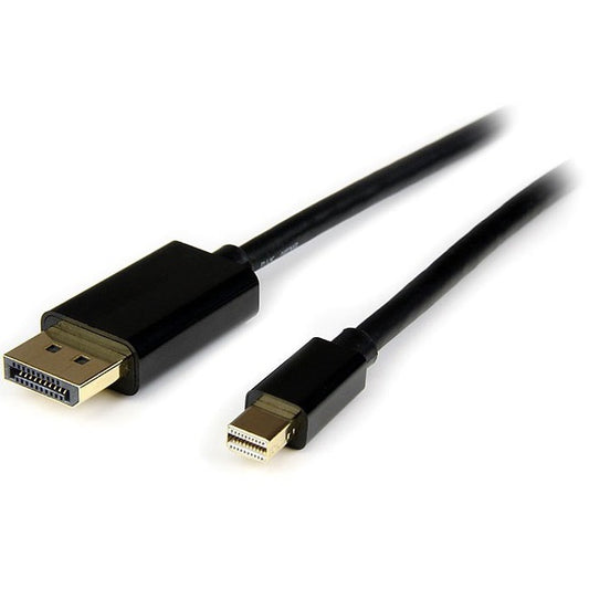 StarTech.com Câble Mini DisplayPort vers DisplayPort 1.2 de 4 m (13 pi), câble adaptateur mDP vers DisplayPort 4K x 2K, câble Mini DP vers DP MDP2DPMM4M