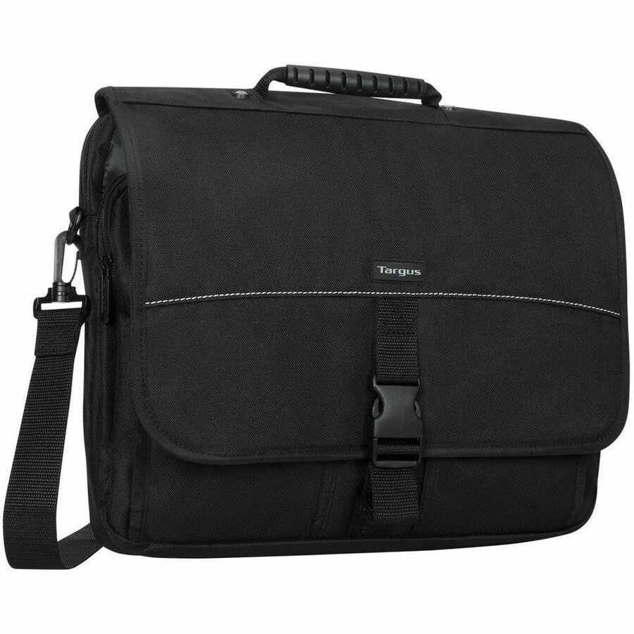 Sacoche de transport Targus TCM004US (Messenger) pour ordinateur portable de 15,6" à 16" - Noir - Conforme TAA TCM004US