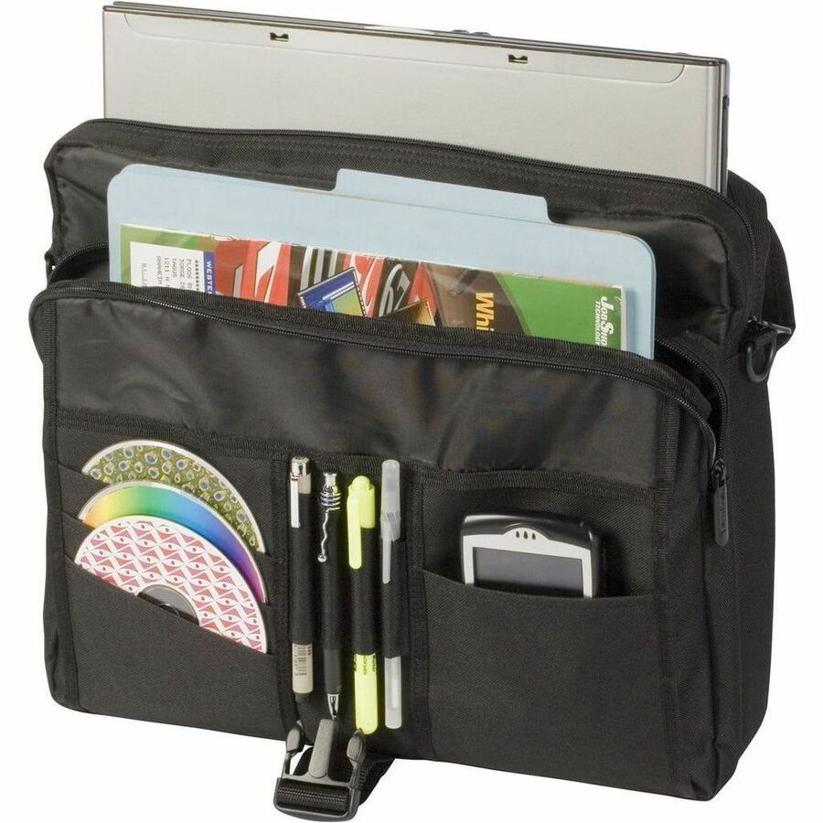 Sacoche de transport Targus TCM004US (Messenger) pour ordinateur portable de 15,6" à 16" - Noir - Conforme TAA TCM004US