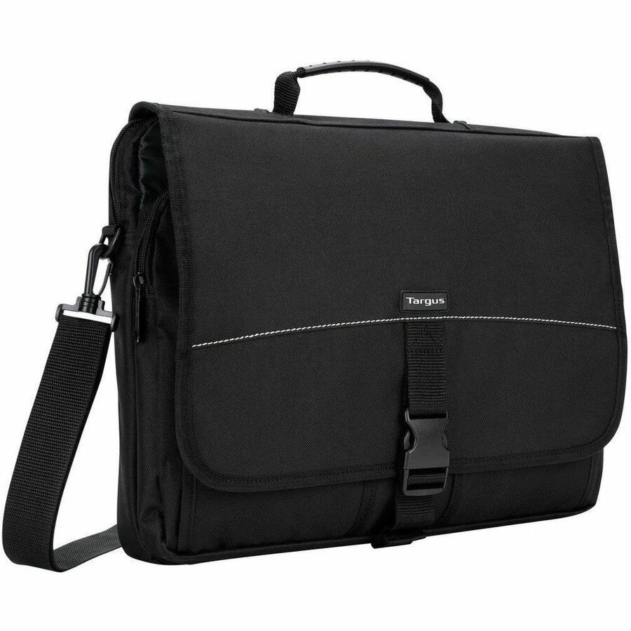Sacoche de transport Targus TCM004US (Messenger) pour ordinateur portable de 15,6" à 16" - Noir - Conforme TAA TCM004US