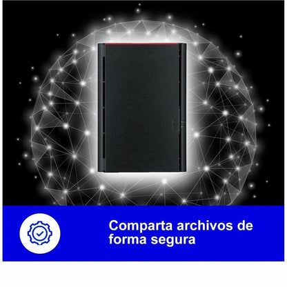 Stockage NAS domestique à 2 baies BUFFALO LinkStation 220 8 To avec disques durs inclus LS220D0802