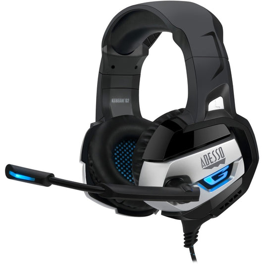 Casque de jeu USB stéréo Adesso avec microphone XTREAM G2
