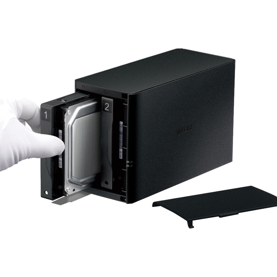Stockage NAS BUFFALO LinkStation SoHo 220 pour bureau à domicile 8 To Disques durs cloud personnels inclus LS220D0802B
