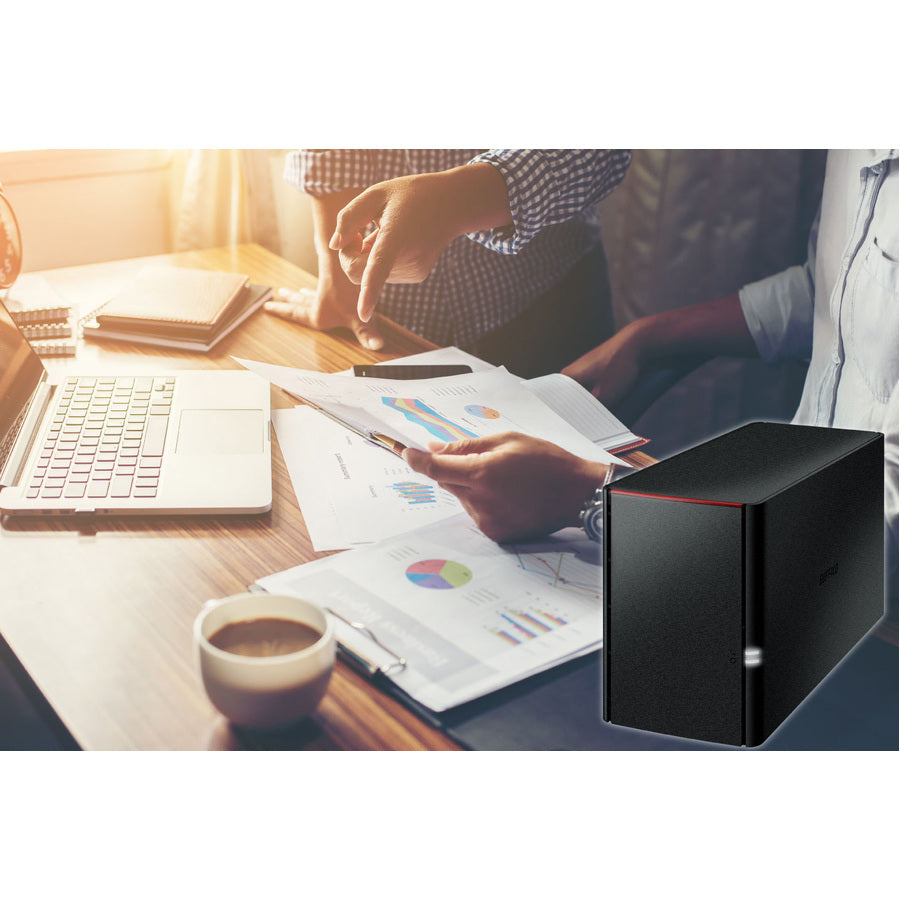 Stockage NAS BUFFALO LinkStation SoHo 220 pour bureau à domicile 8 To Disques durs cloud personnels inclus LS220D0802B